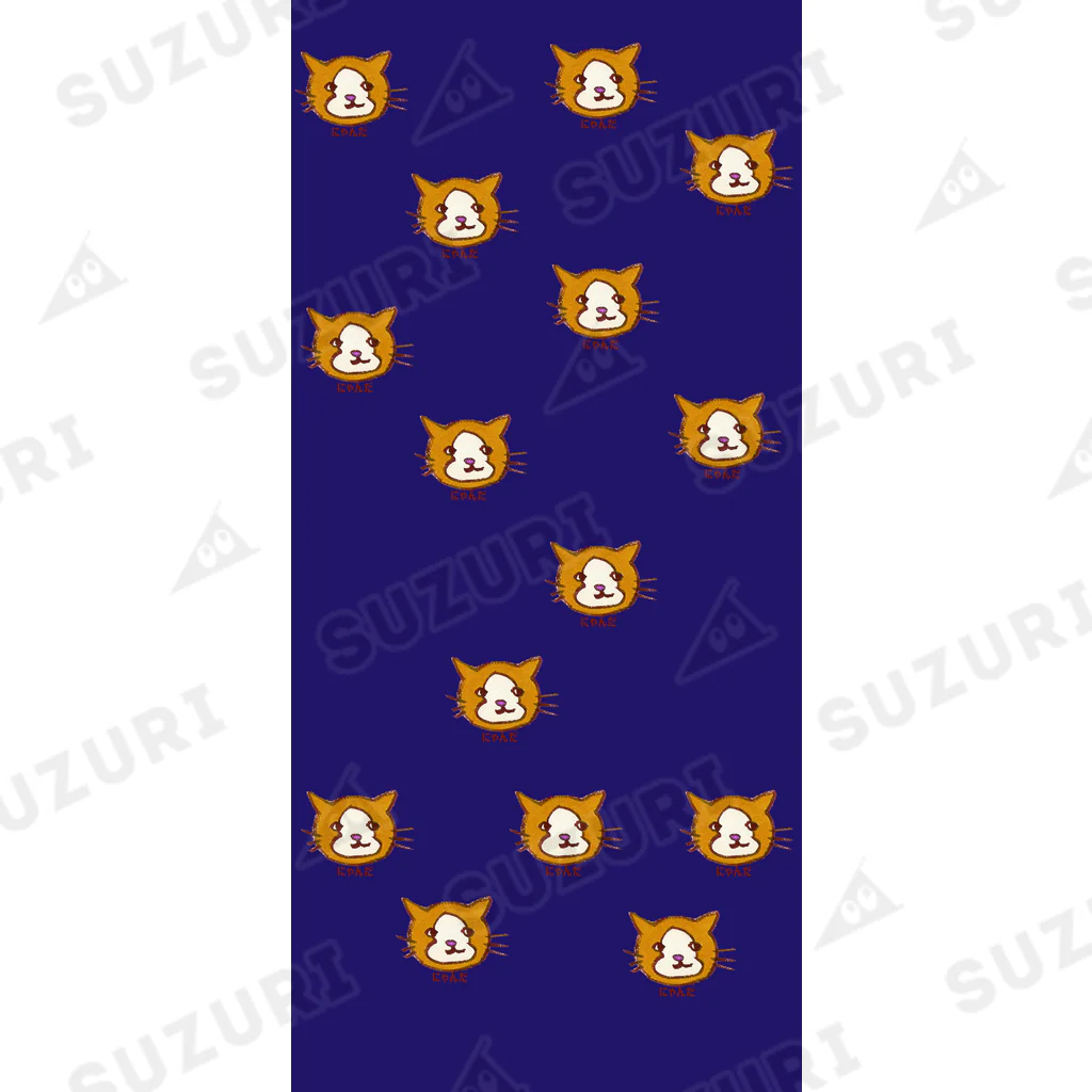 ネコのうーたんになりたいくちばしショップの「にゃんだ？」と言う時専用のくつした◆青色系 Socks