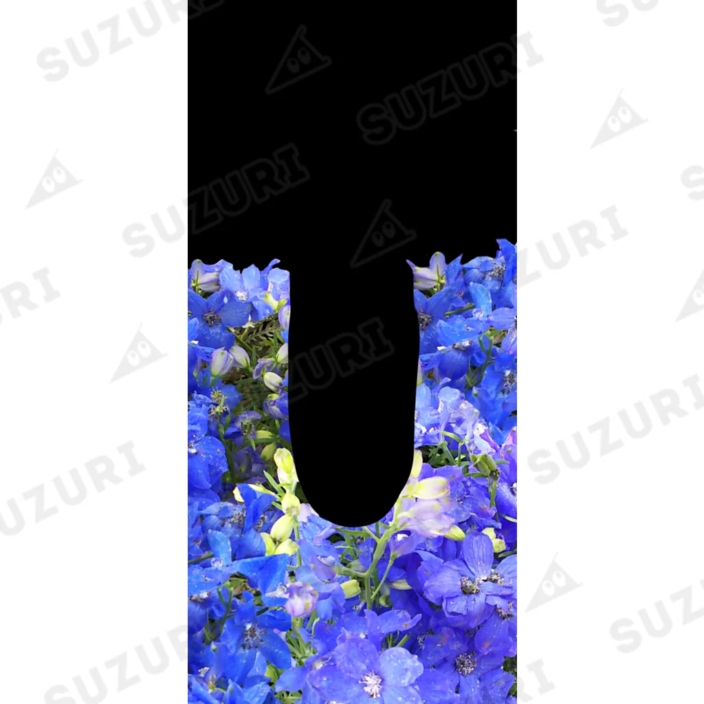 草原で走りたいのデルフィニウムの靴 Socks