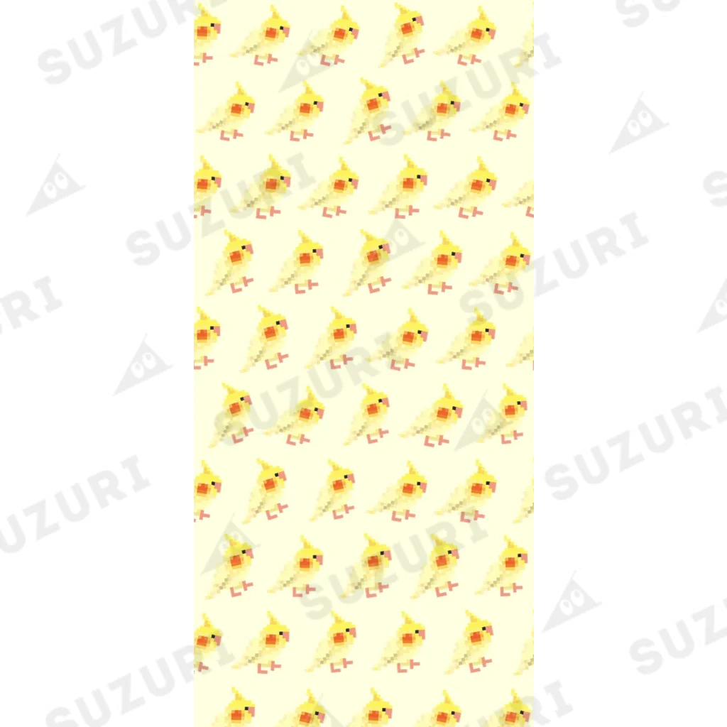 ブティック萌のオカメインコちゃん、いっぱい！(クリーム色) Socks