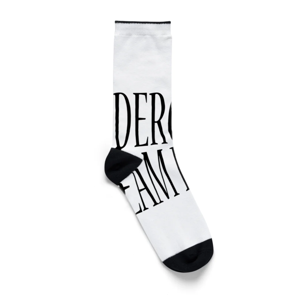 BLACK SHEEP ORIGIN SUZURI SHOPのUNDERGROUD DREAM BELIEVER Socks
