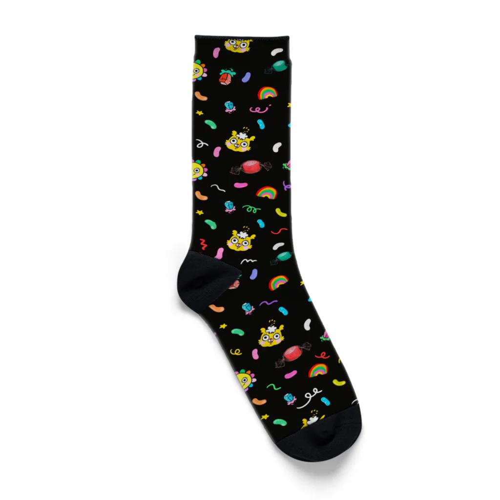 🌈スーパーラッキィ🌈のポップサイケデリカくつ下 Socks