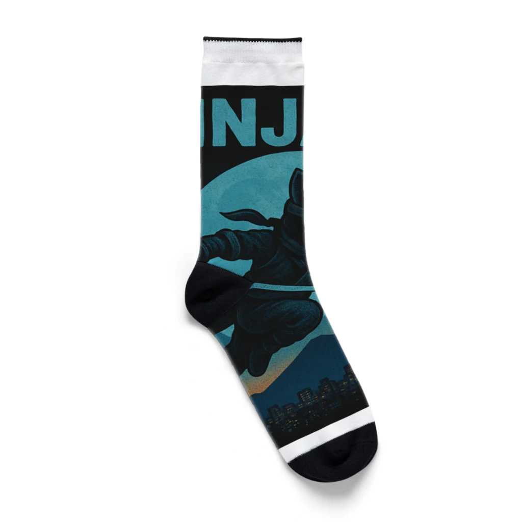 Atena-DesighnのNINJA CAT（1）忍者猫 Socks