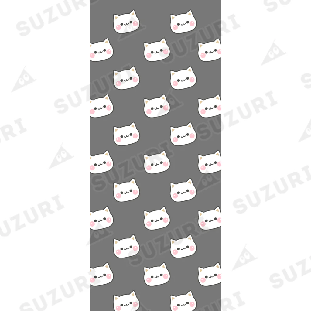 DECORの気づかいの出来るネコ　お顔がいっぱい（グレー）ver.  Socks