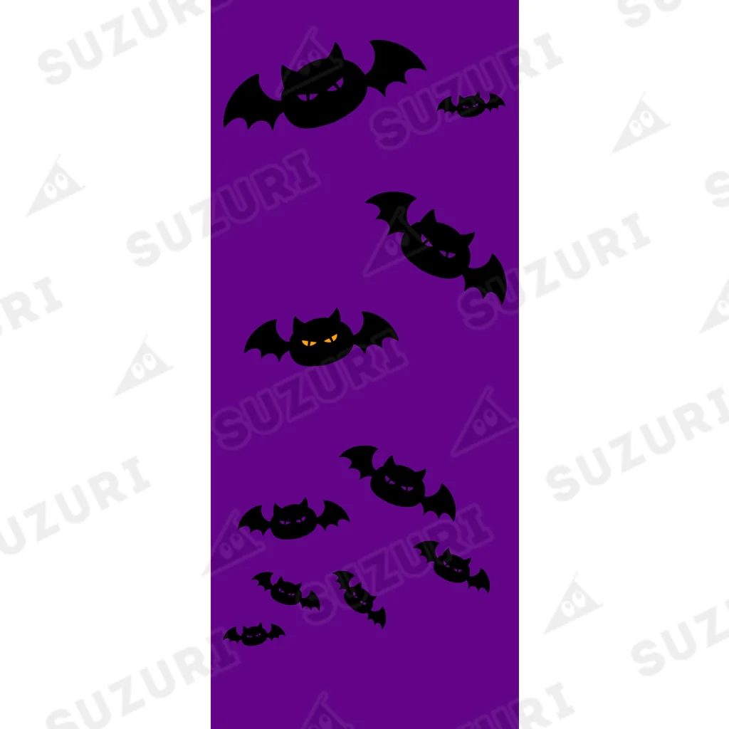 mkumakumaのニャンバットのハロウィン Socks
