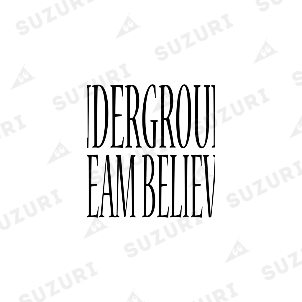 BLACK SHEEP ORIGIN SUZURI SHOPのUNDERGROUD DREAM BELIEVER Socks