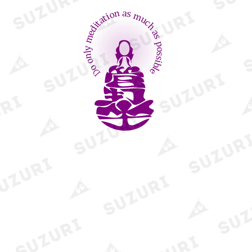 『Nothing Is Real』-- IN SUZURIの只管打坐h.t.　紫 Socks