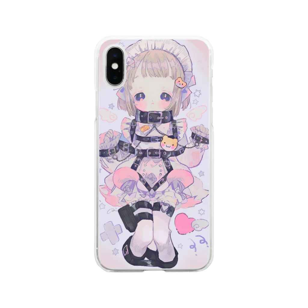 拘束ロリータ / nnmnnjiのソフトクリアスマホケース（iPhone