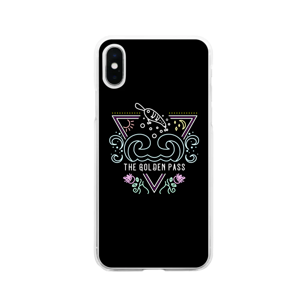 The golden pass.のネオンルアースマホケース Soft Clear Smartphone Case