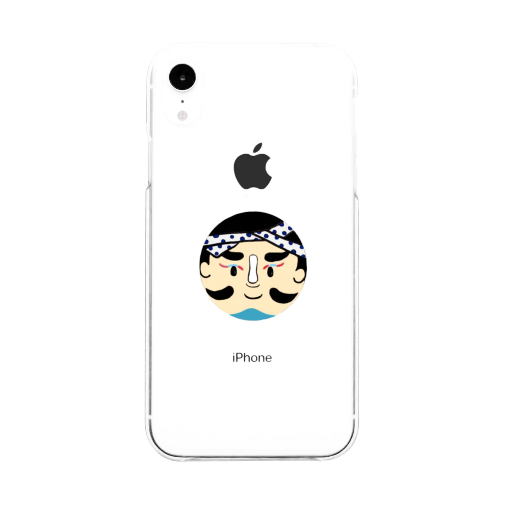 田町yaccosan dayoのyaccosan  Soft Clear Smartphone Case