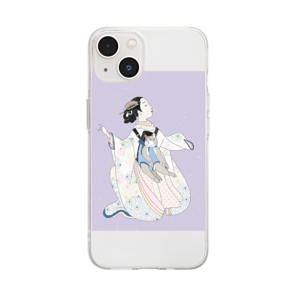 keeeeeep smilingのON部 pt.2 Soft Clear Smartphone Case