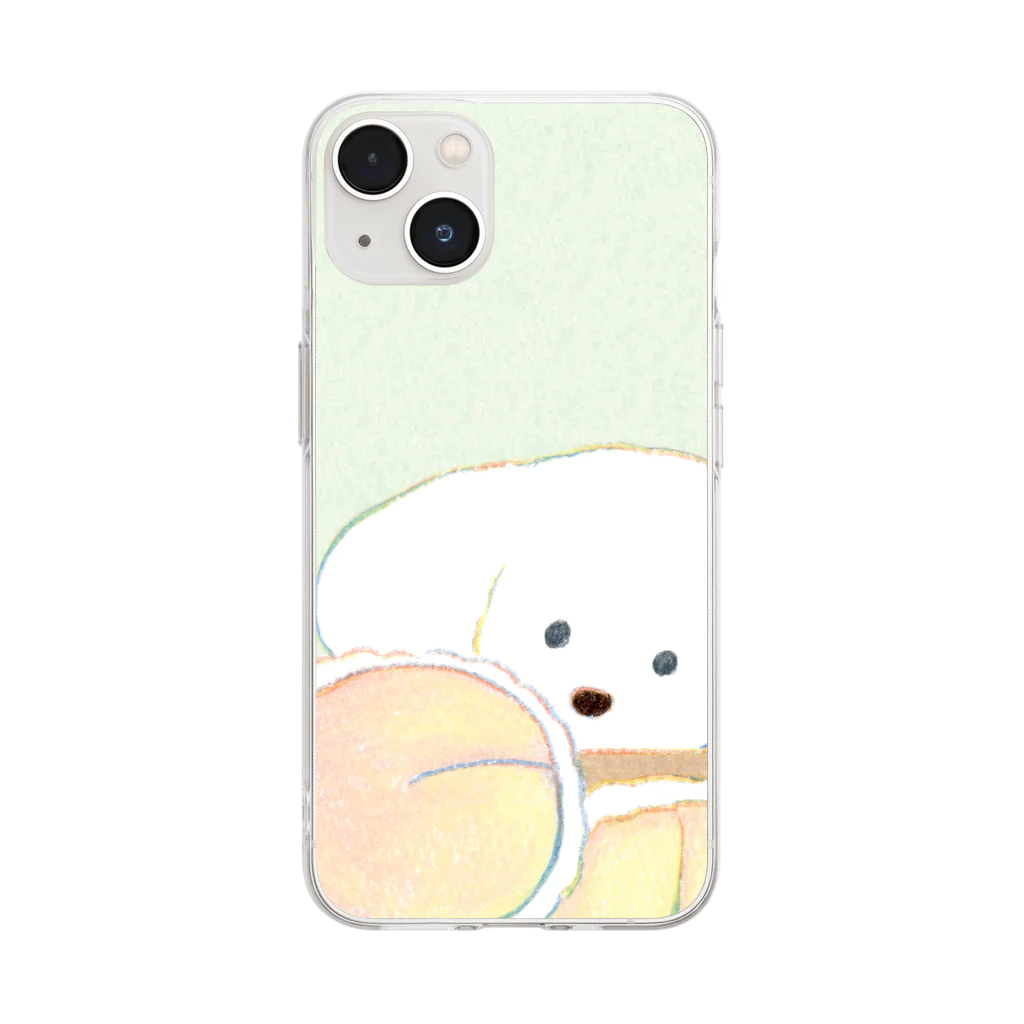 てらおかなつみのいぬ Soft Clear Smartphone Case