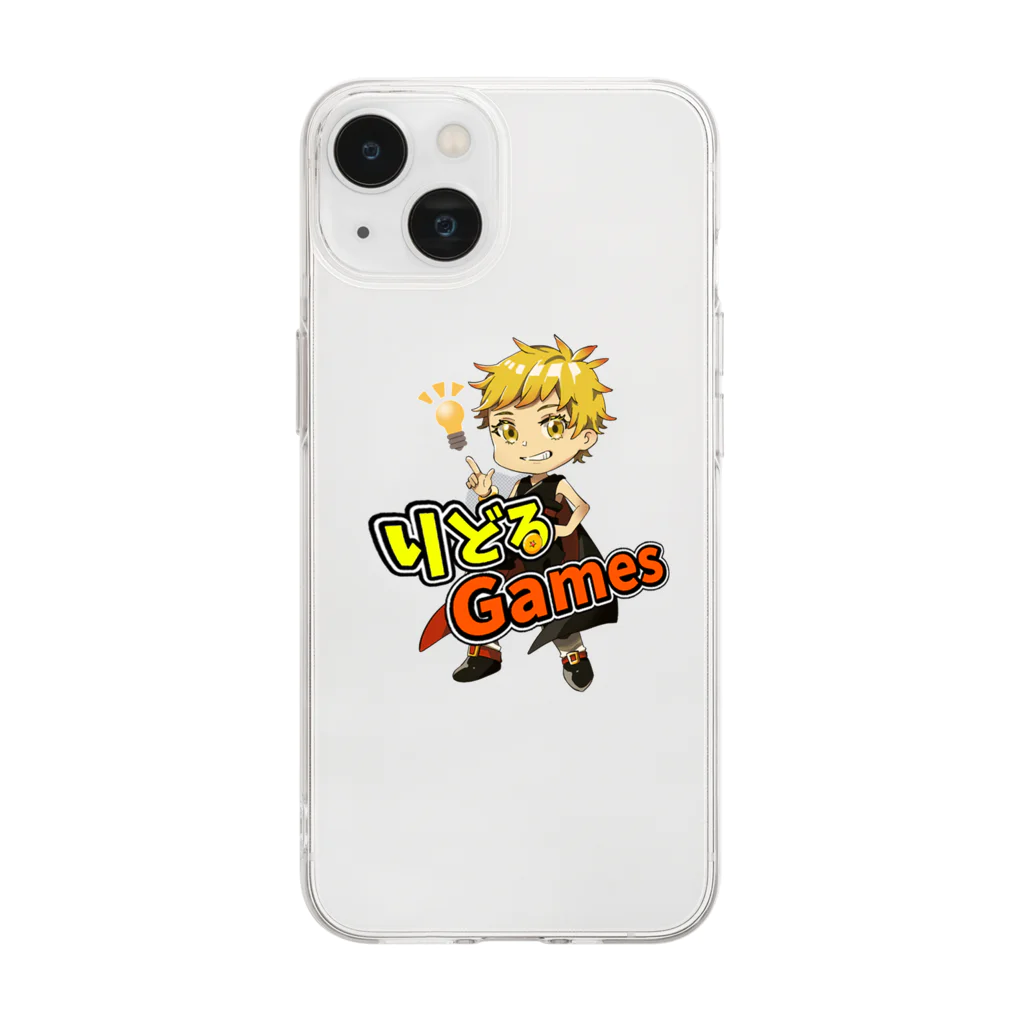 りどるGamesグッズのりどるGamesグッズ Soft Clear Smartphone Case