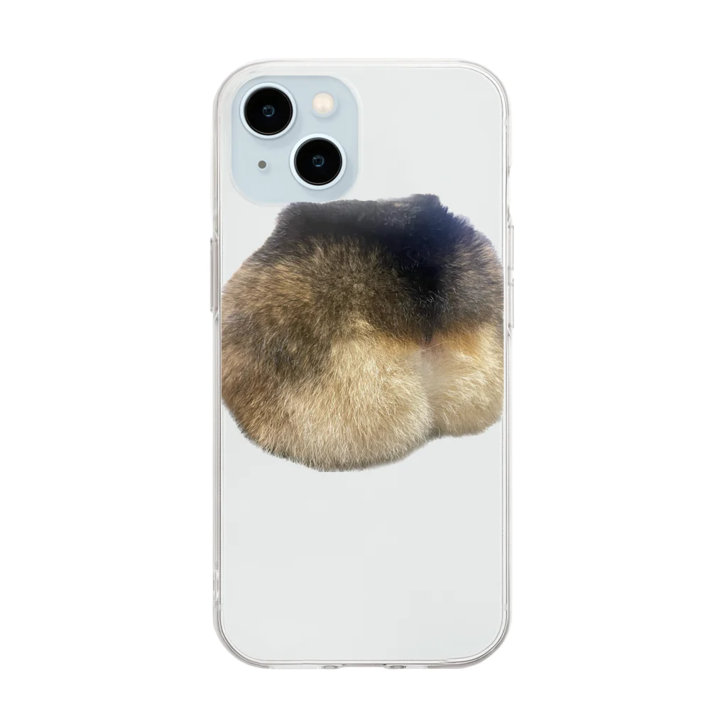 SonriamoSのコギケツ Soft Clear Smartphone Case