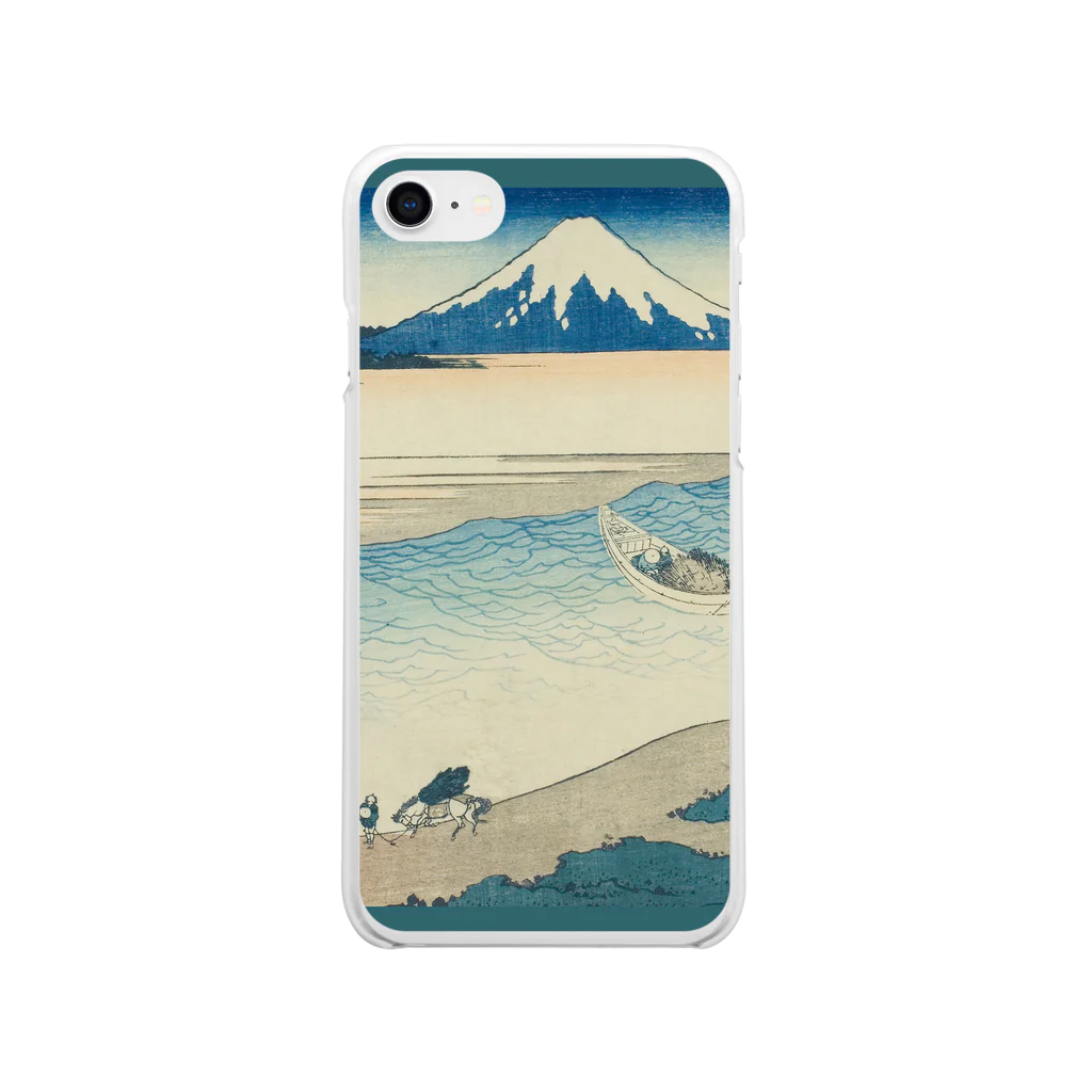 SONOTENI-ARTの003-006　葛飾北斎　『富嶽三十六景　武州玉川』　クリア　スマホケース　iPhone SE(2,3)/8/7/6s/6専用デザイン　CC1 Soft Clear Smartphone Case