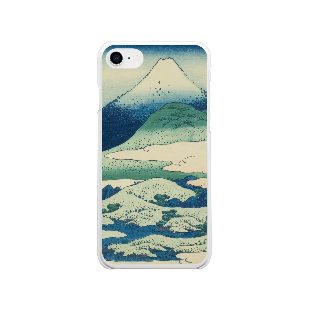 SONOTENI-ARTの003-013　葛飾北斎　『富嶽三十六景　相州梅澤左』　クリア　スマホケース　iPhone SE(2,3)/8/7/6s/6専用デザイン　CC1 Soft Clear Smartphone Case