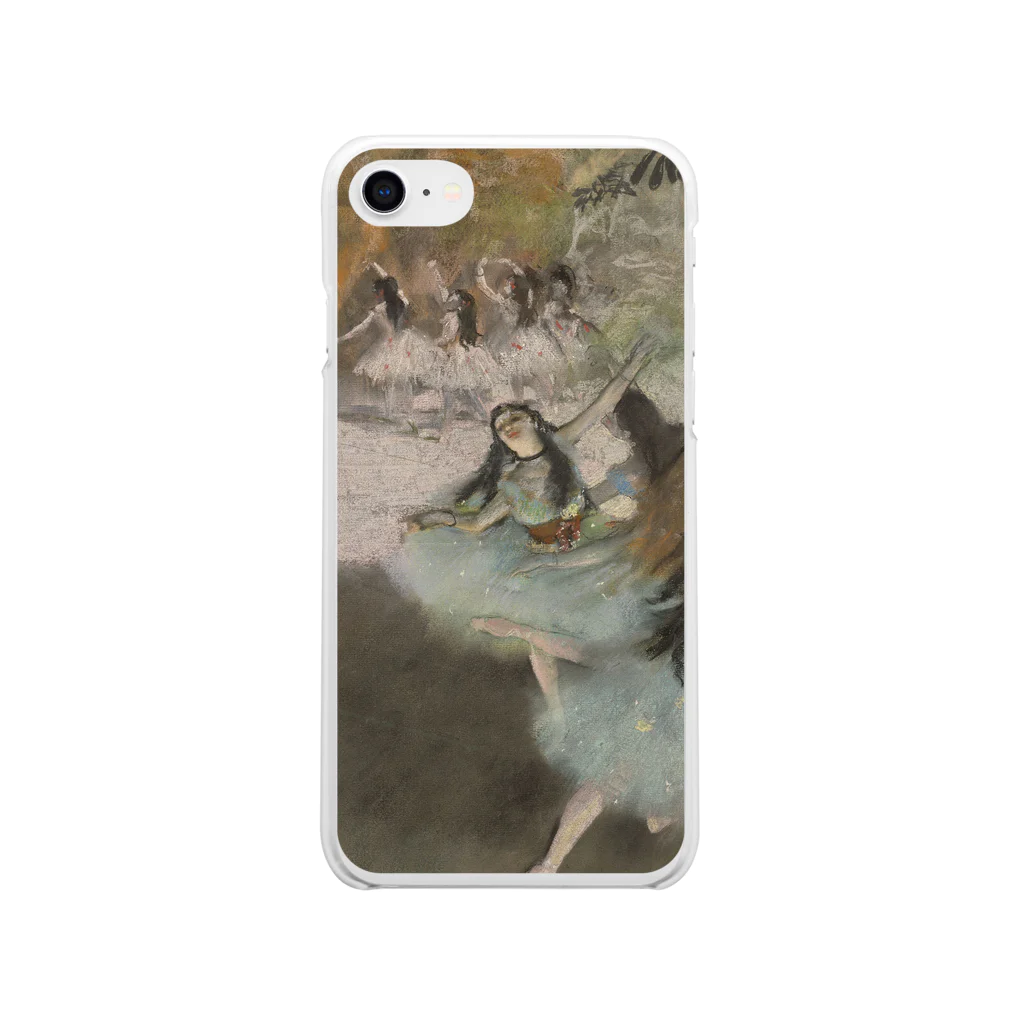 SONOTENI-ARTの007-008　エドガー・ドガ　『On the Stage』　クリア　スマホケース　iPhone SE(2,3)/8/7/6s/6専用デザイン　CC1 Soft Clear Smartphone Case