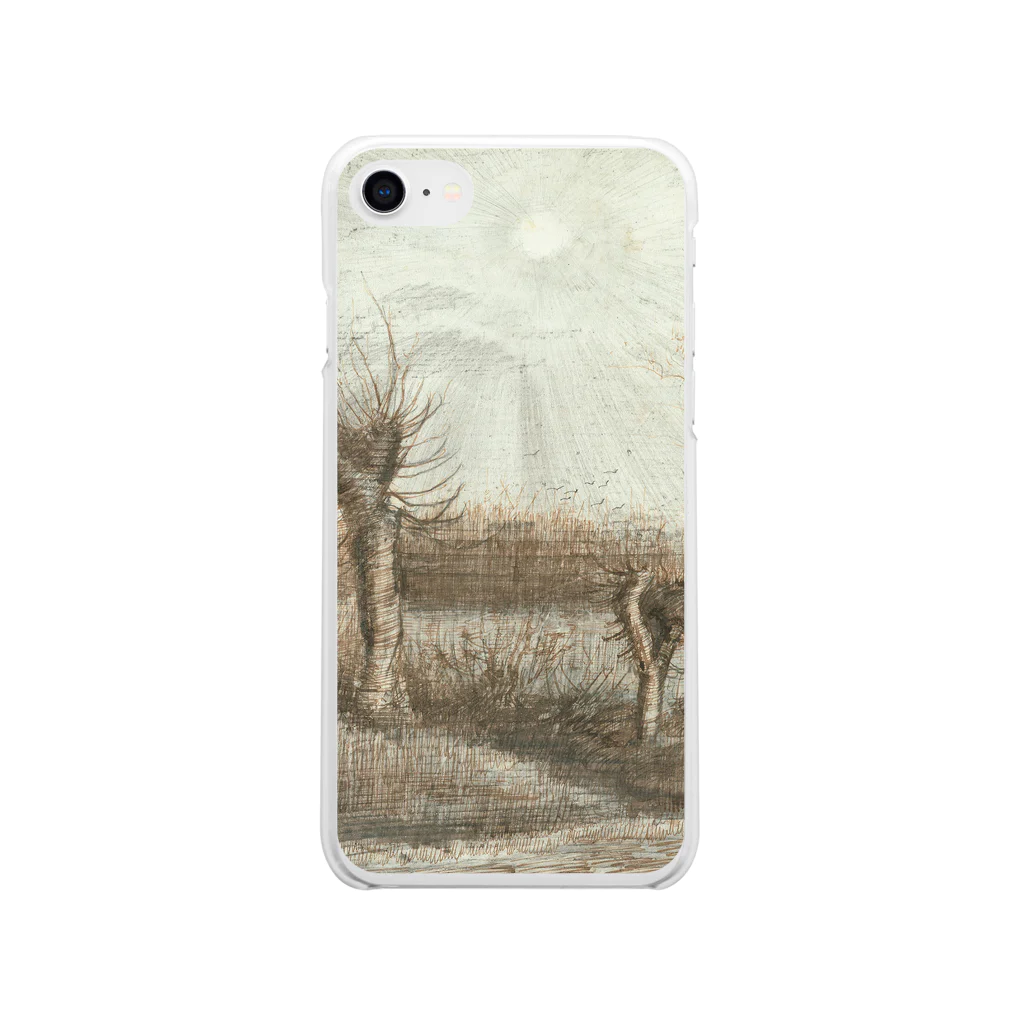 SONOTENI-ARTの005-025　ゴッホ　『Tetards (Pollards)』　クリア　スマホケース　iPhone SE(2,3)/8/7/6s/6専用デザイン　CC1 Soft Clear Smartphone Case