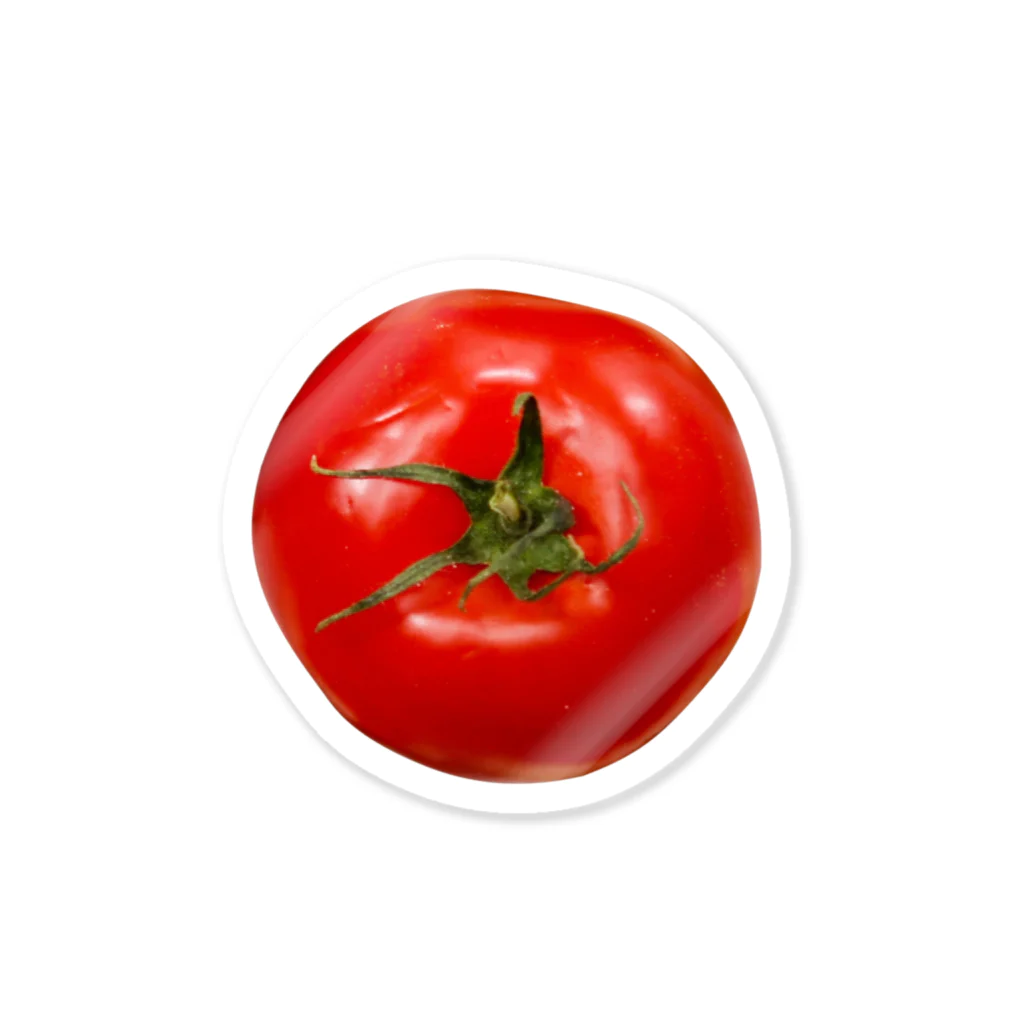 トマト☆彡 上からトマト / Pop-Hana ( charon )のステッカー通販 ∞ SUZURI（スズリ）