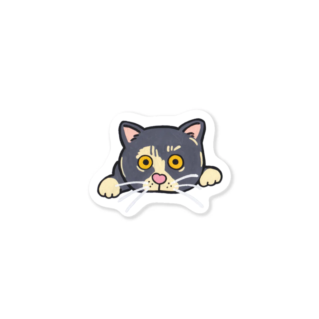 WORLD1グッズショップののぞきねこちゃん Sticker