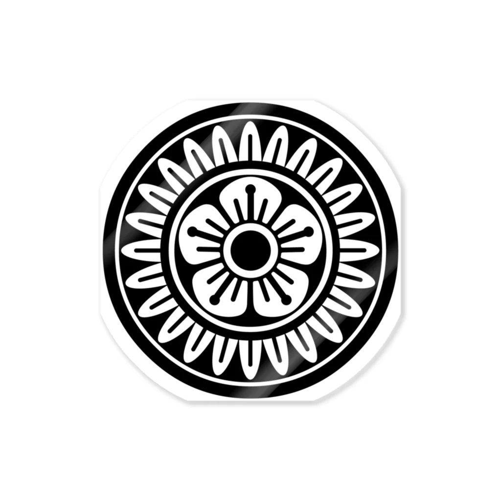 麻雀牌 一筒 イーピン <筒子> 黒1色ロゴ / 麻雀ロゴT