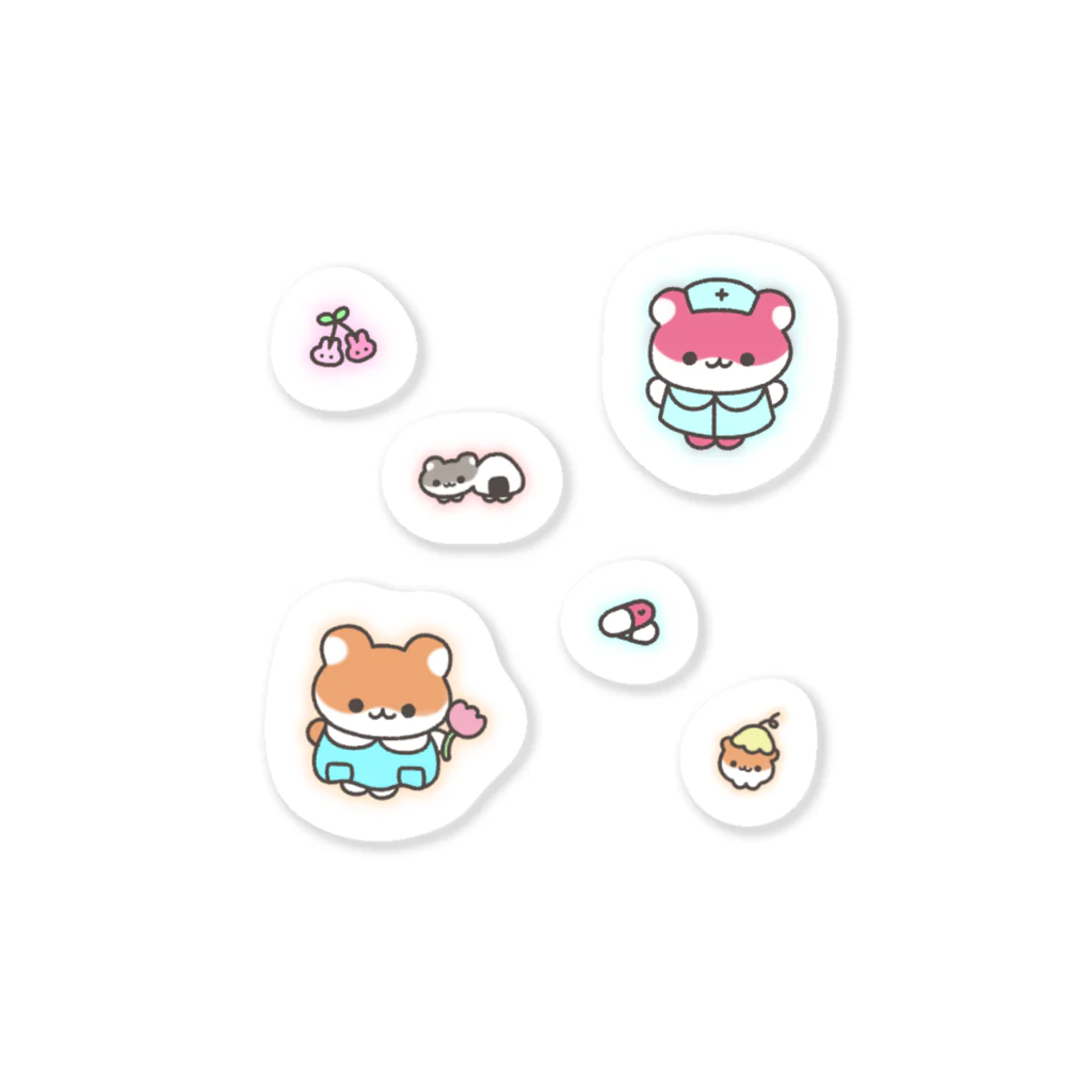 平成ハムスター🐹シール / opaqueのステッカー通販 ∞ SUZURI