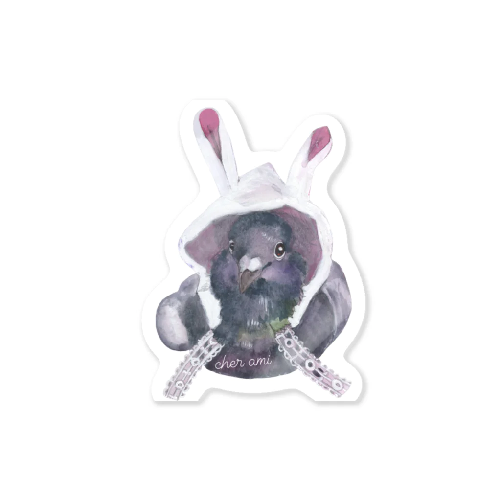 レース鳩の🐰デールのうさぎ🐰デール Sticker