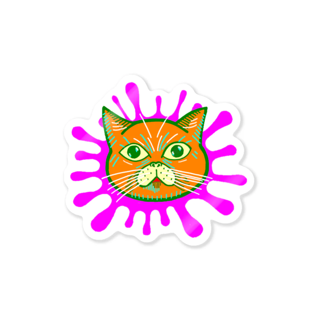 N.AtoRiEのベチョ猫 Sticker