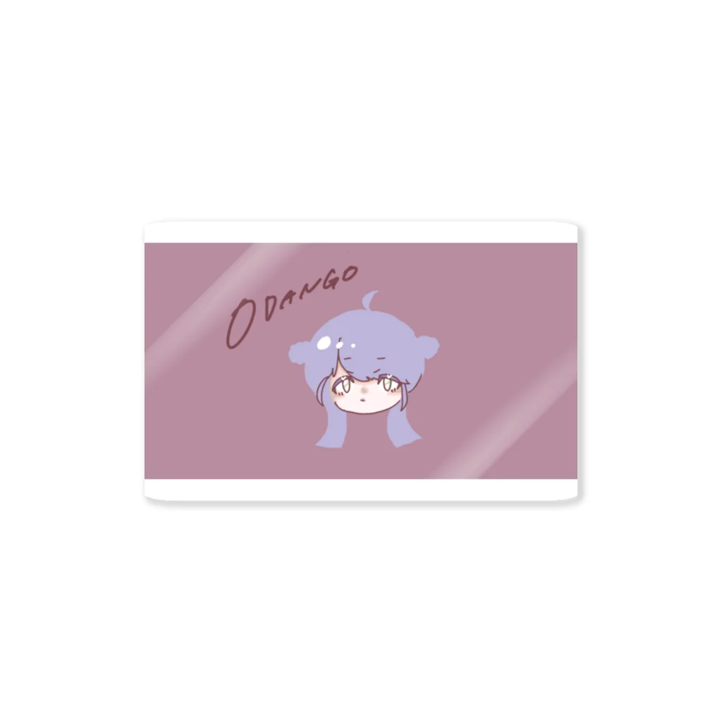 niramanjuの紫色の髪の女の子 Sticker