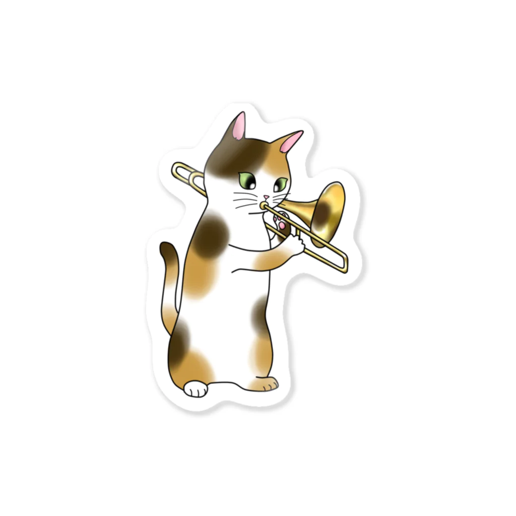 トロンボーンを吹く猫 / Atelier Heureux