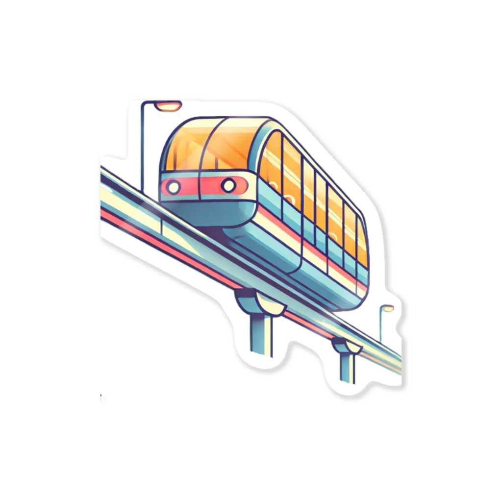 takejijiのAIで描いたモノレール Sticker