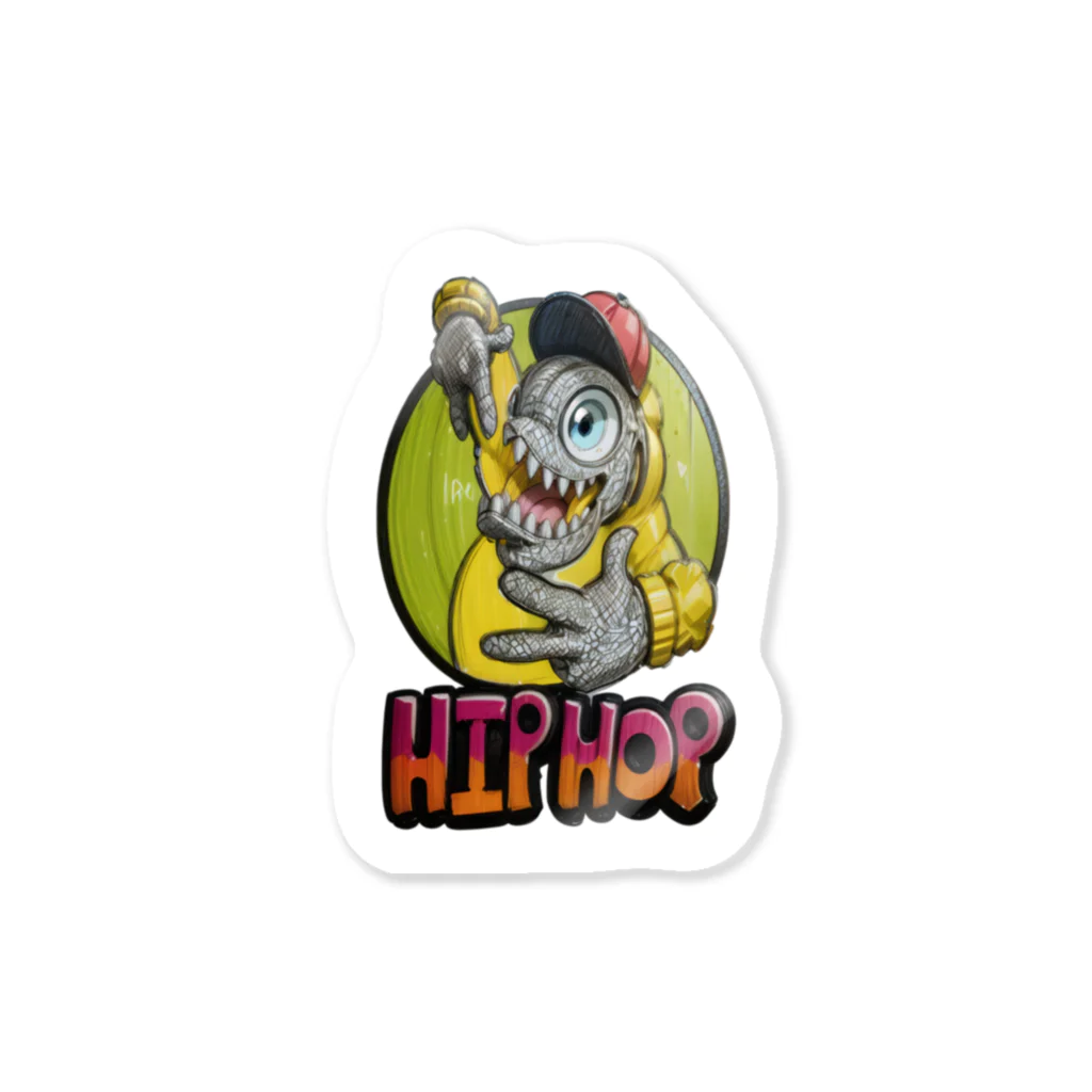 新潟のジェイソンのオリキャララッパー Sticker