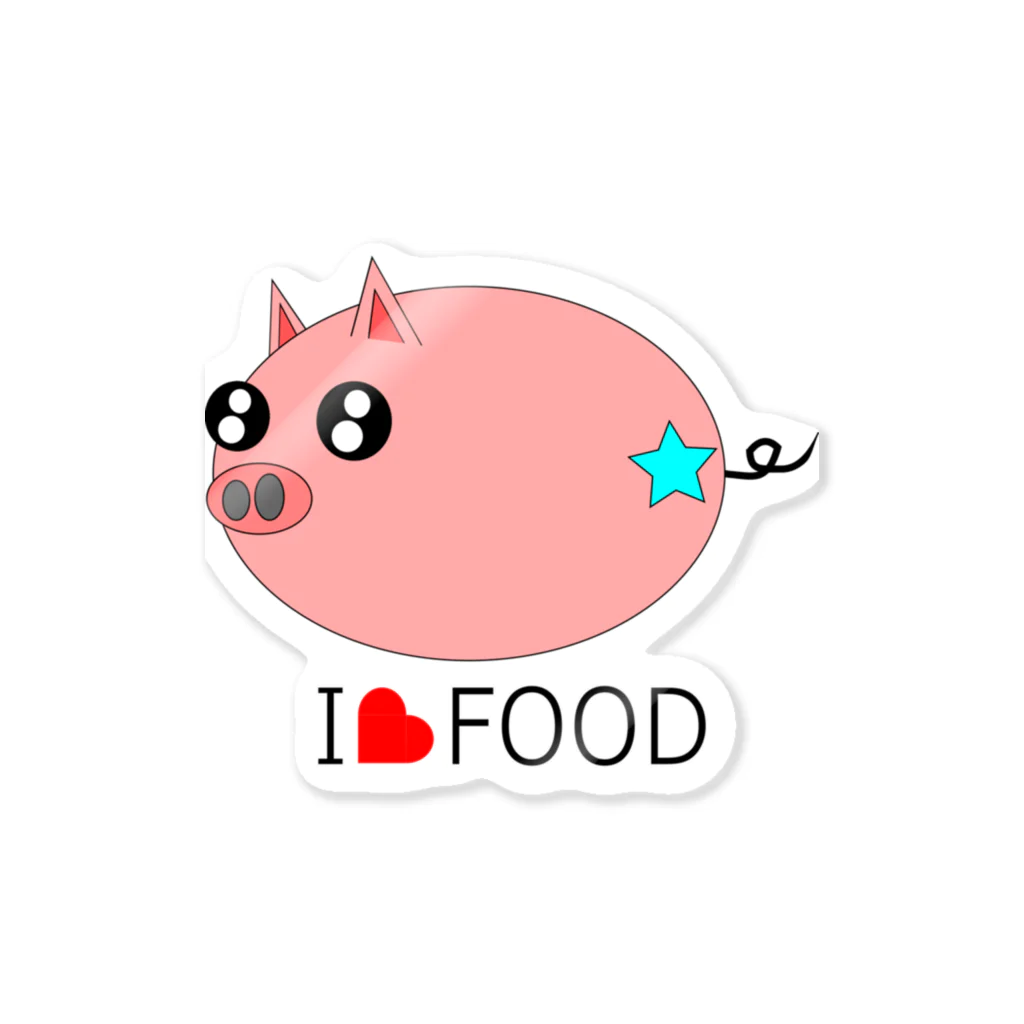 Yuko’ｓ Galleryのこぶたのラブちゃん Sticker