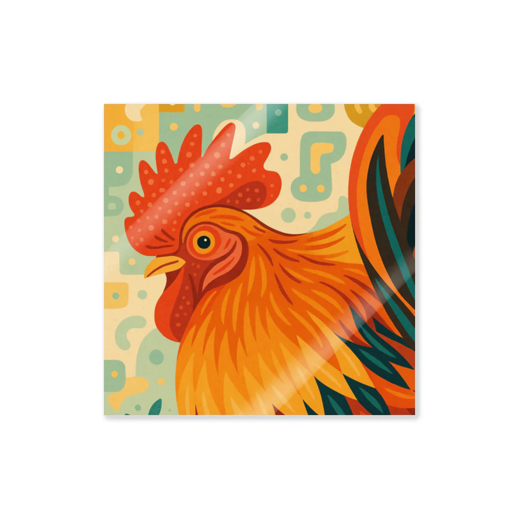 Ossan's Cafe (暇なおっさん田舎暮らし)の暇なおっさん田舎暮らし　チャボ Sticker