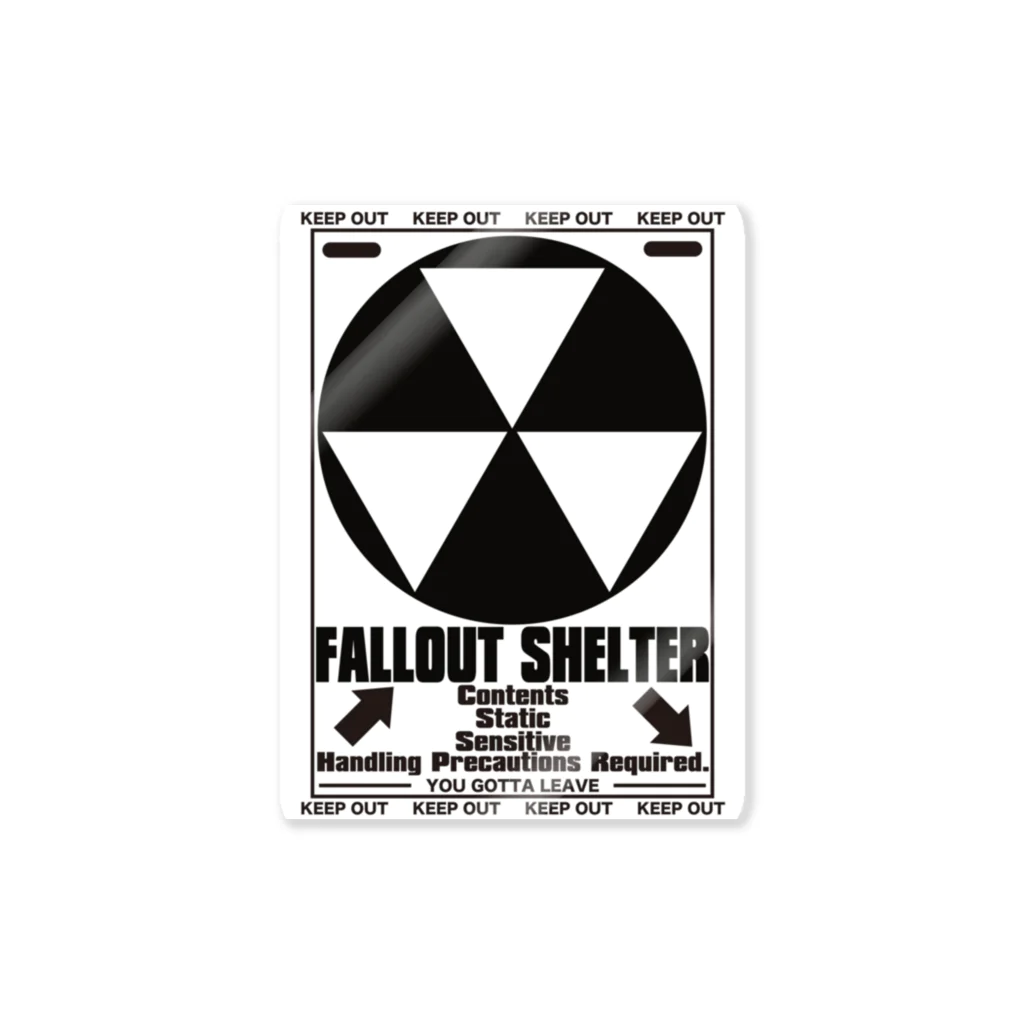 AURA_HYSTERICAのFallout_Shelter Sticker
