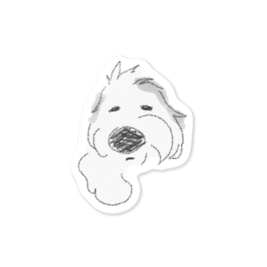 FLUFFY DOG のPolish Lowland Sheepdog！ Sticker