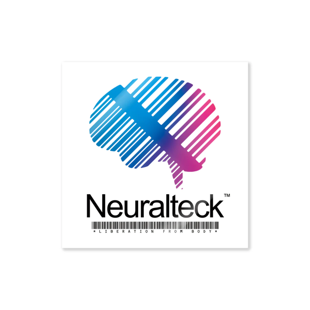 BUSSANのYOROZUYAのNeuralteck（架空ロゴ） Sticker