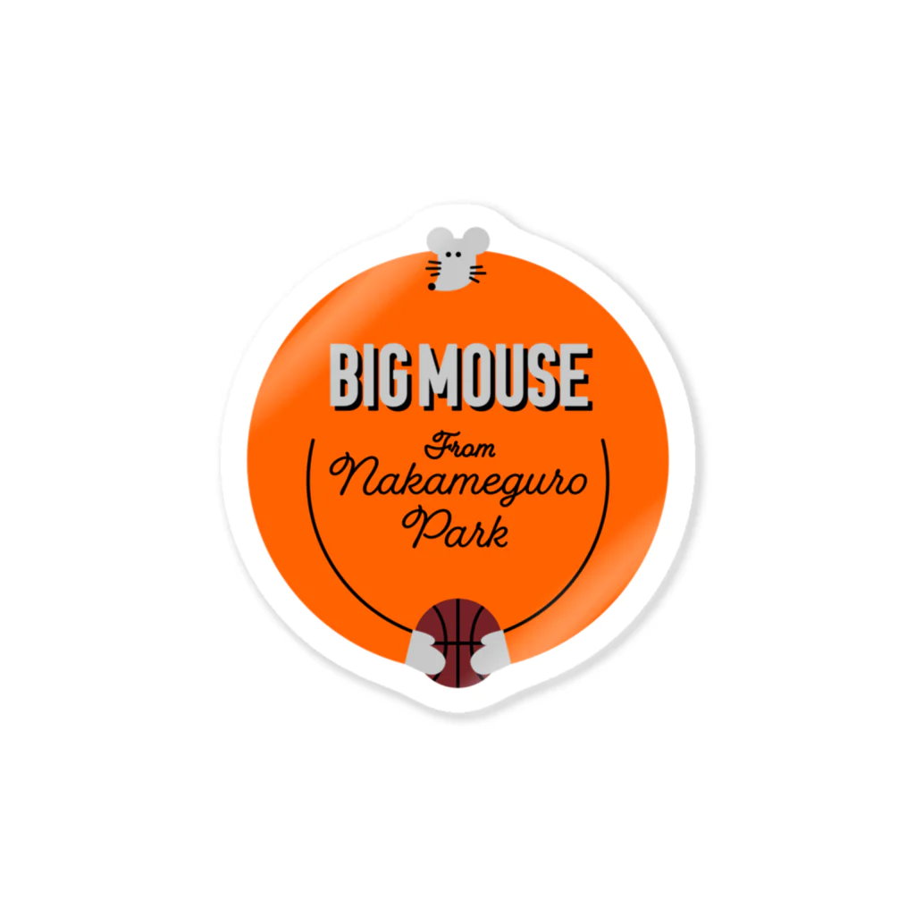 ビッグマウスくん｜BIGMOUSEのビッグマウスくん / ロゴ Sticker