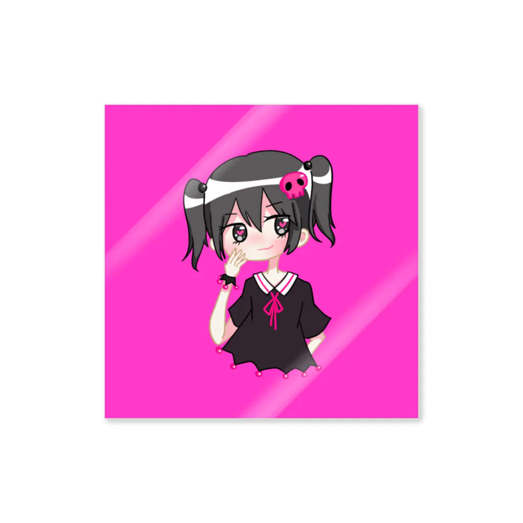 クロミちゃんの擬人化ちゃん / poke_zeruのステッカー通販