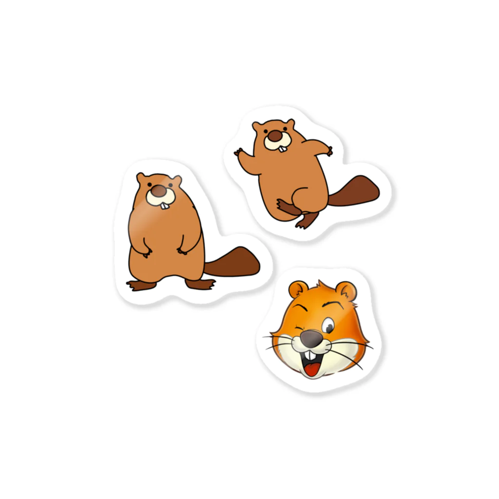 とくビーバーズ / GMOとくとくBBショップ ( GMOtokutokuBB )のステッカー通販 ∞ SUZURI（スズリ）