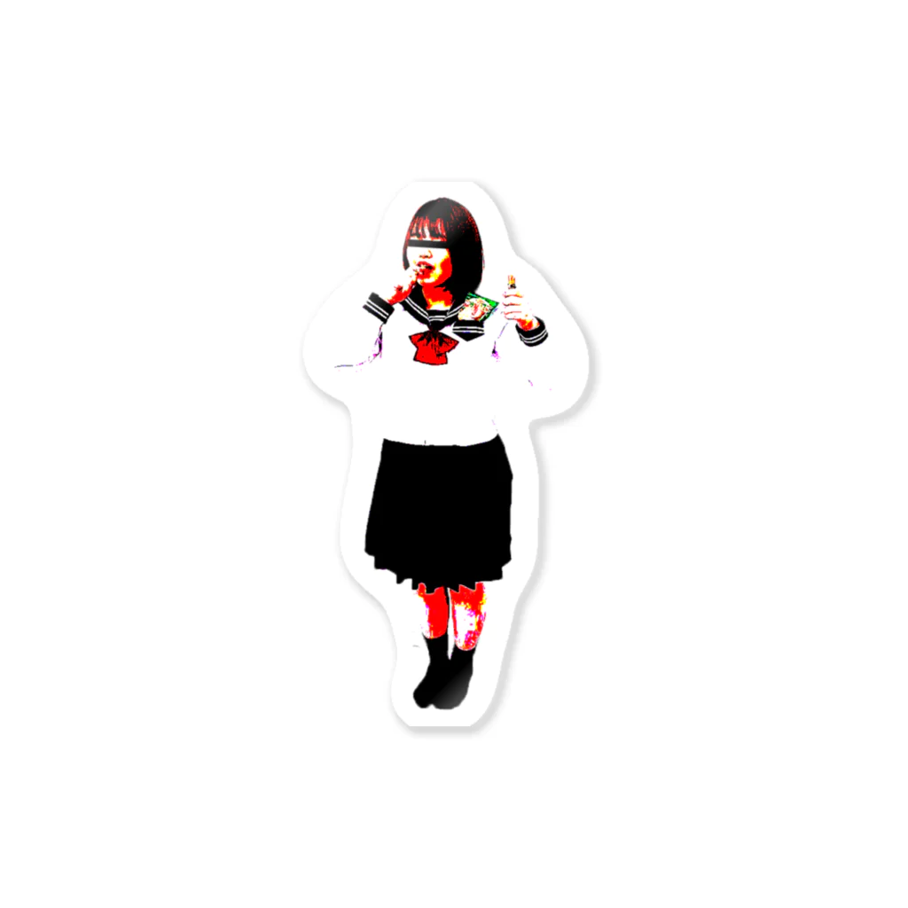 オカルト部の少女A Sticker