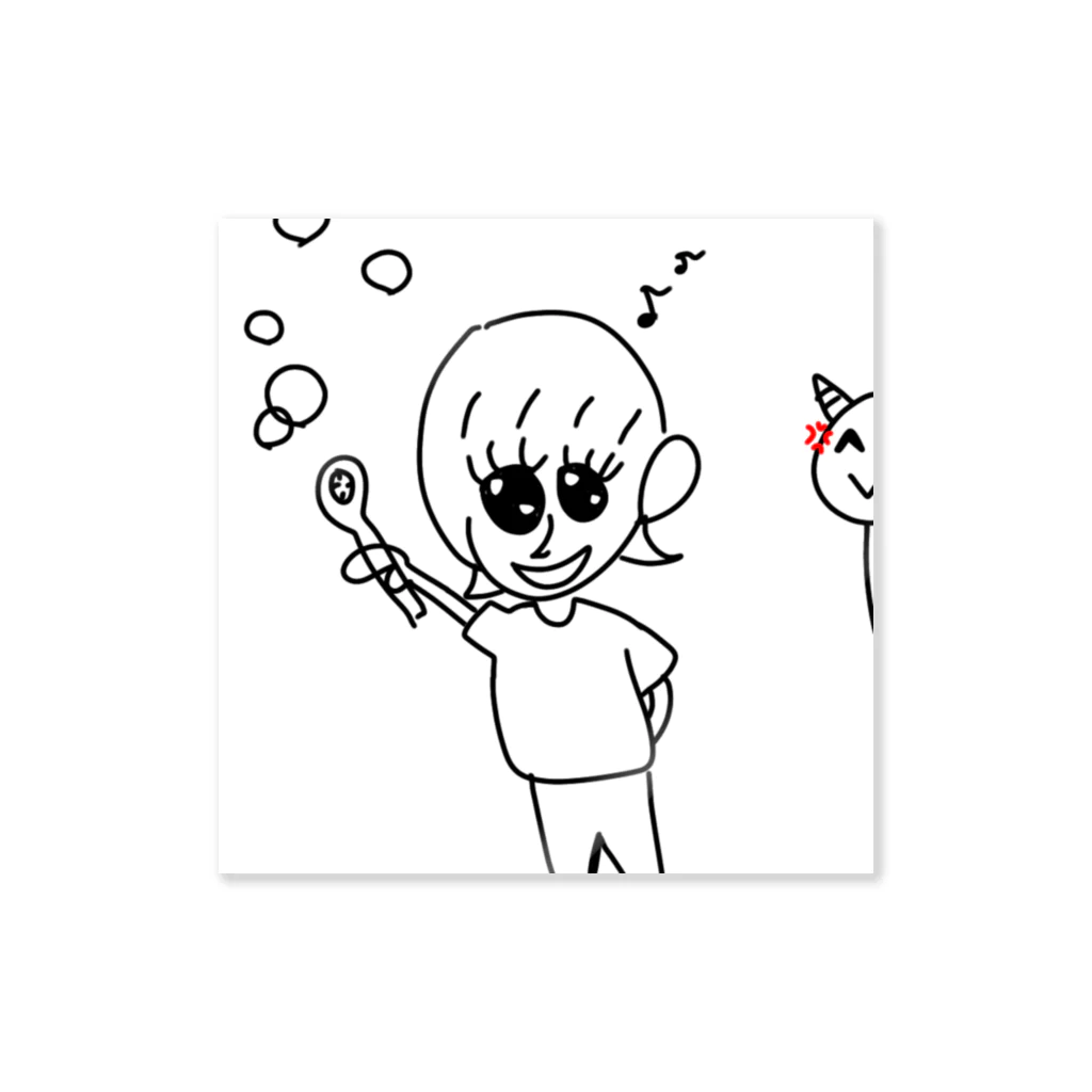 天きゅるんの鬼BBA Sticker
