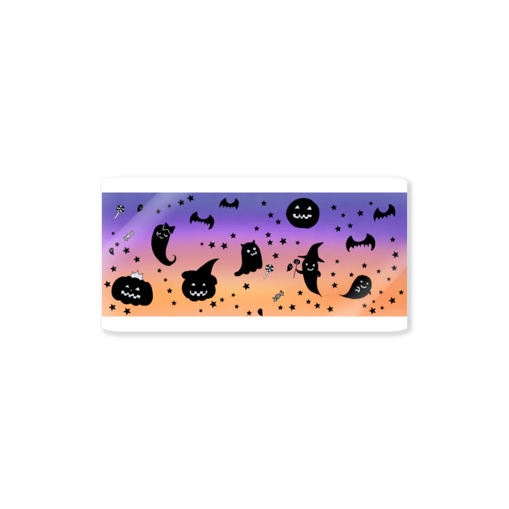Je te veuxのおばけパレード グラデ空 Sticker