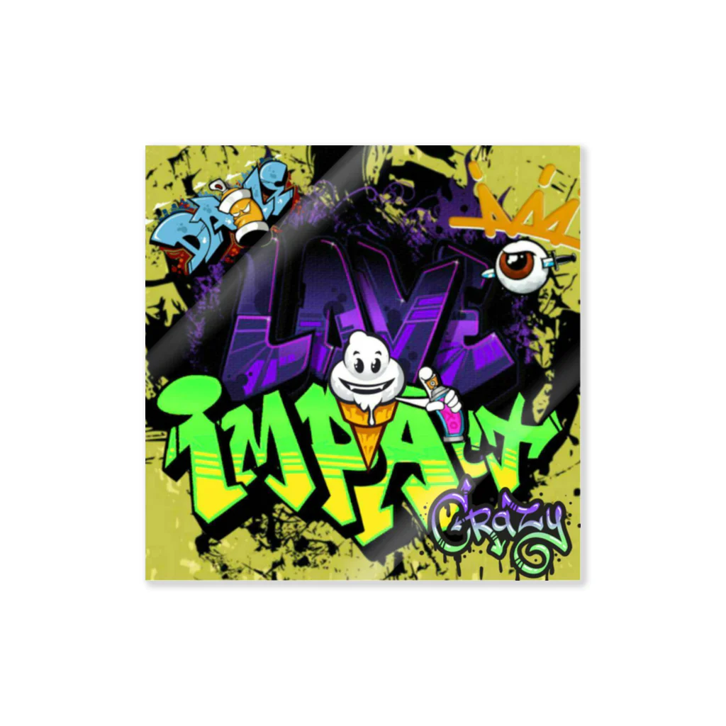 Yu_ya_MuSicのimpact crazy Sticker