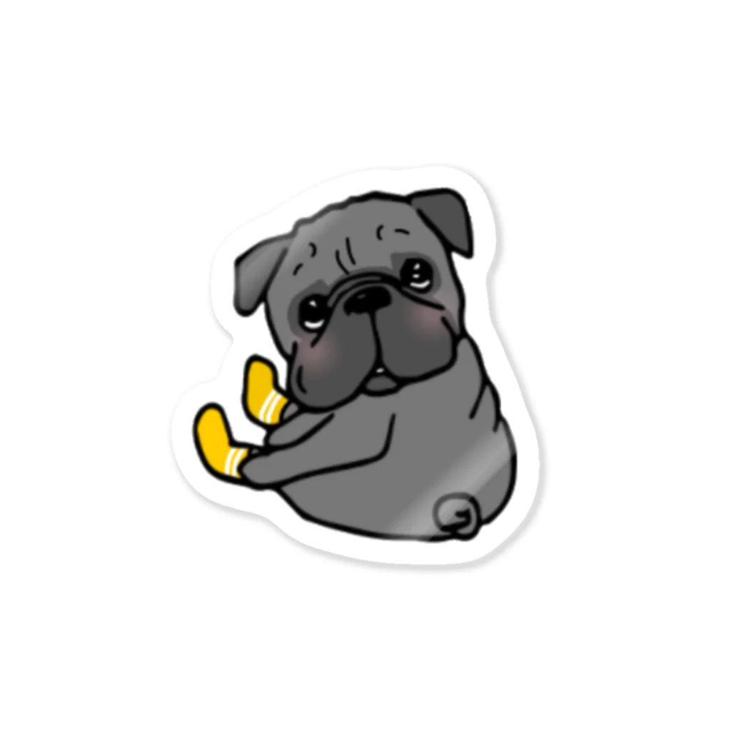 Ayumi HIdakaのくつ下パグちゃん Sticker