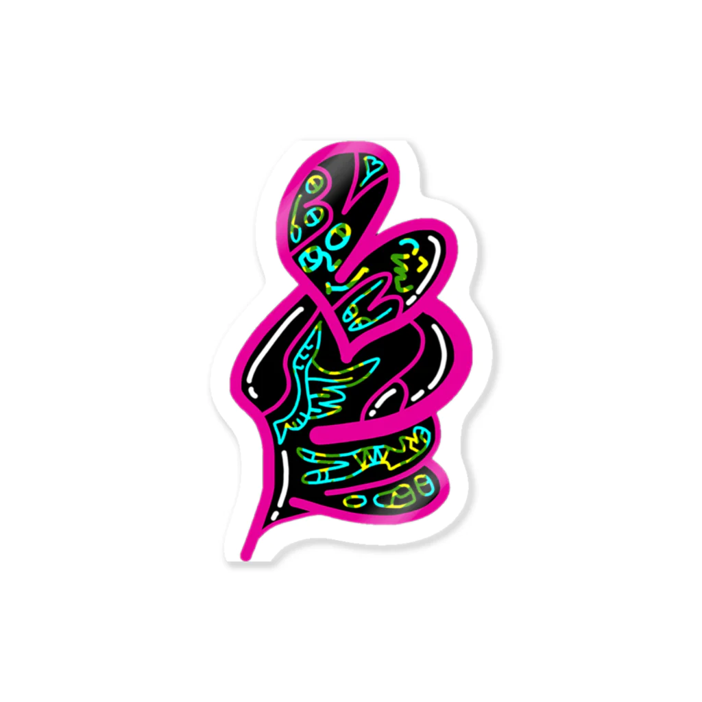 HAGE_koujiroのキュンです　Tシャツ Sticker