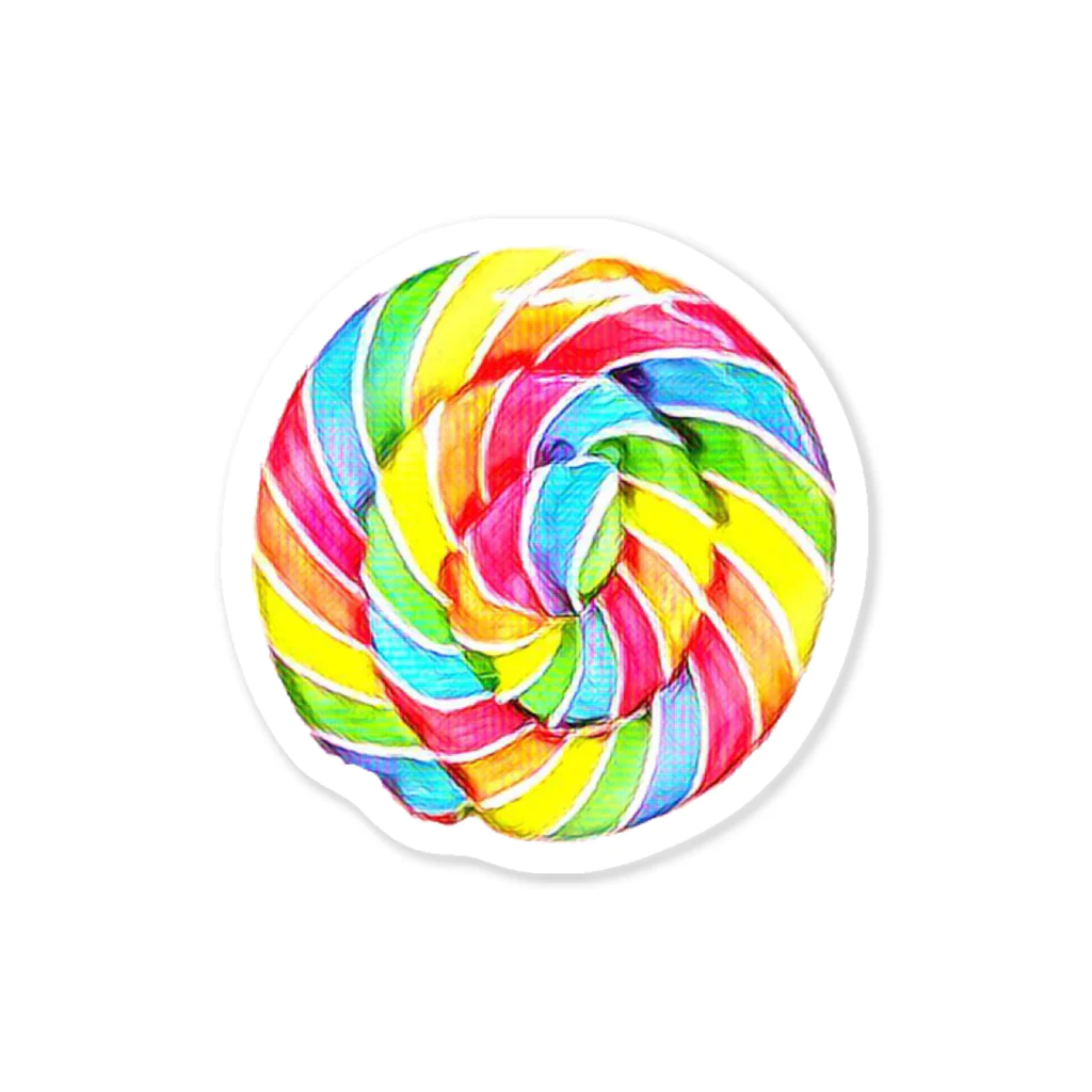 ぐるぐるキャンディ 棒なし / 🍭ERI's SHOP🍭 ( eringi_kwak )のステッカー通販 ∞ SUZURI（スズリ）