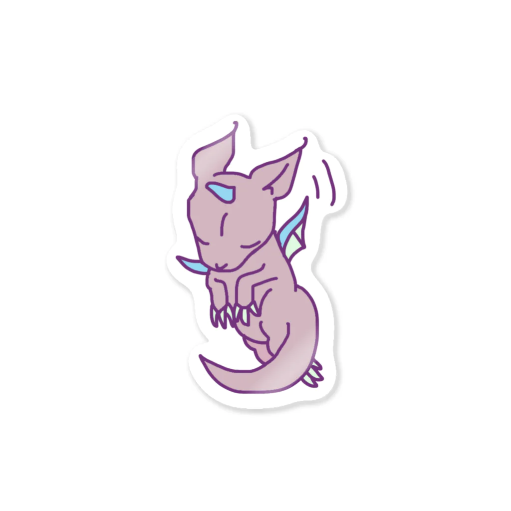 ドラゴンとダイナソーの【恐れ入りますドラゴン】 Sticker
