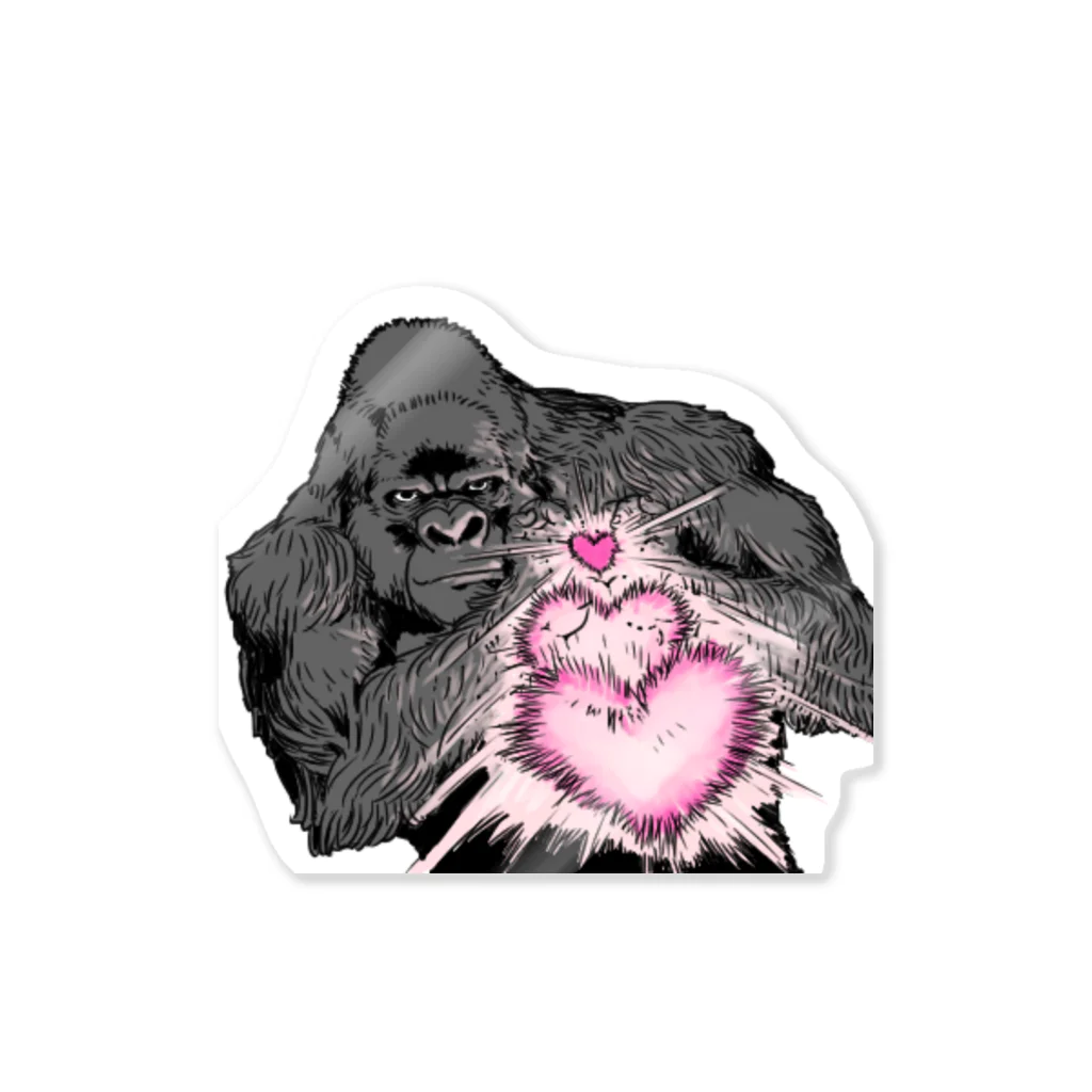 ゴリラのスタンプ / ゴリラのスタンプ ( gorillasticker )のステッカー