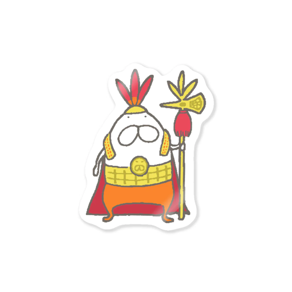 くらきち ONLINE SHOPのねこタイツとインカ帝国 Sticker