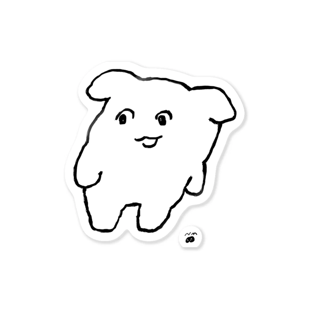 にくまん子のよよ(しろ) Sticker